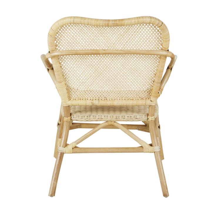 Maisons du Monde Kintamini Business - Silla de comedor profesional de ratán beige Últimos 3 días