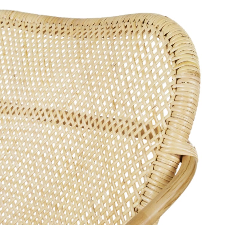 Maisons du Monde Kintamini Business - Silla de comedor profesional de ratán beige Últimos 3 días