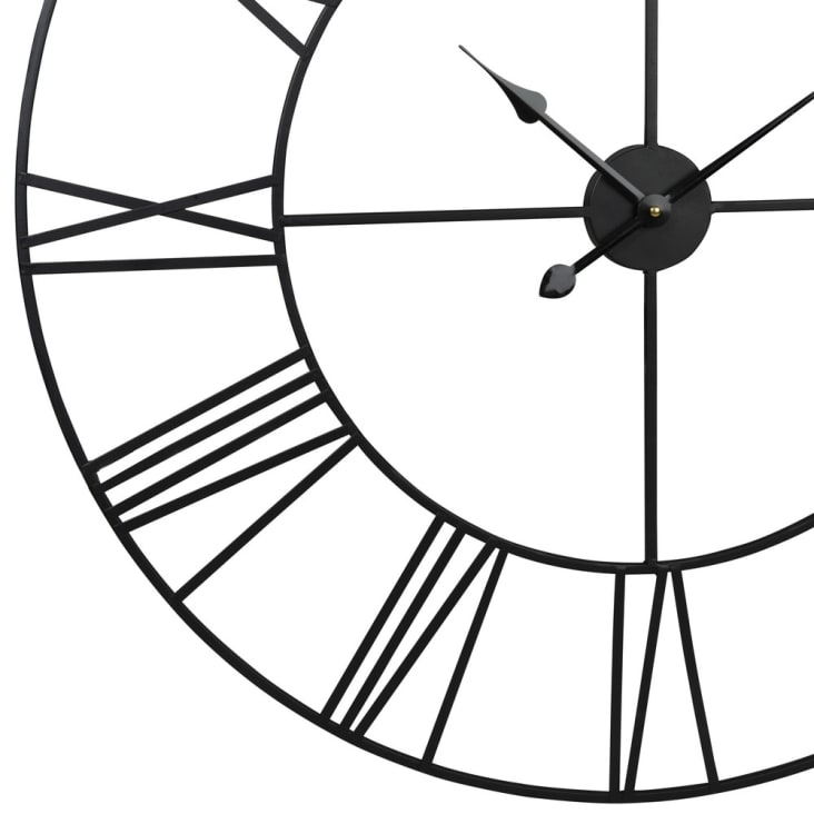 Maisons du Monde TEXAS - Reloj de metal negro D.88 Promoción trimestral