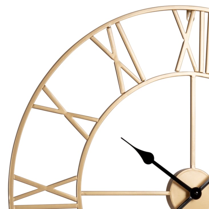 Maisons du Monde SCARLETT - Reloj de metal dorado 70 cm Envío internacional gratuito