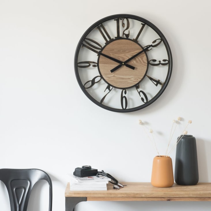 Maisons du Monde RUXBURY - Reloj bicolor D.60 Precios de Black Friday