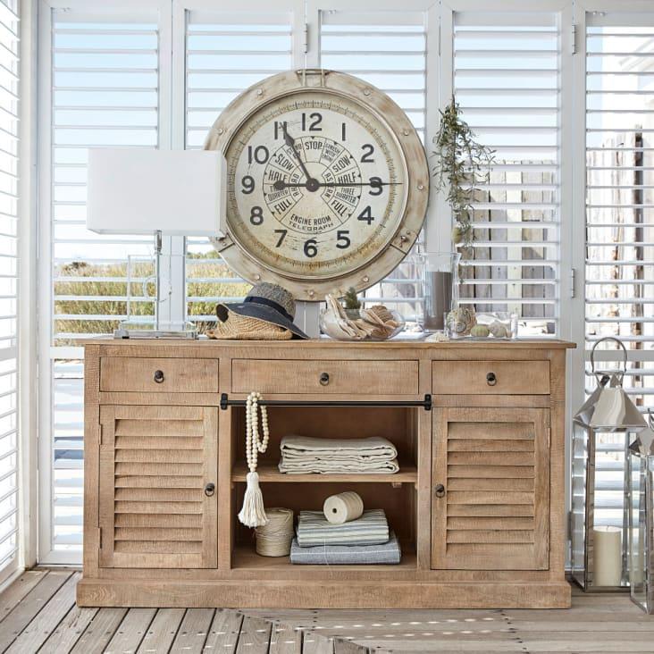 Maisons du Monde MIDLAND - Reloj industrial de metal con efecto envejecido D.85 Descuentos del mes