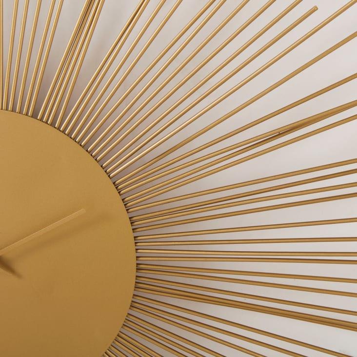 Maisons du Monde Callista - Reloj de metal dorado D.95 Última moda
