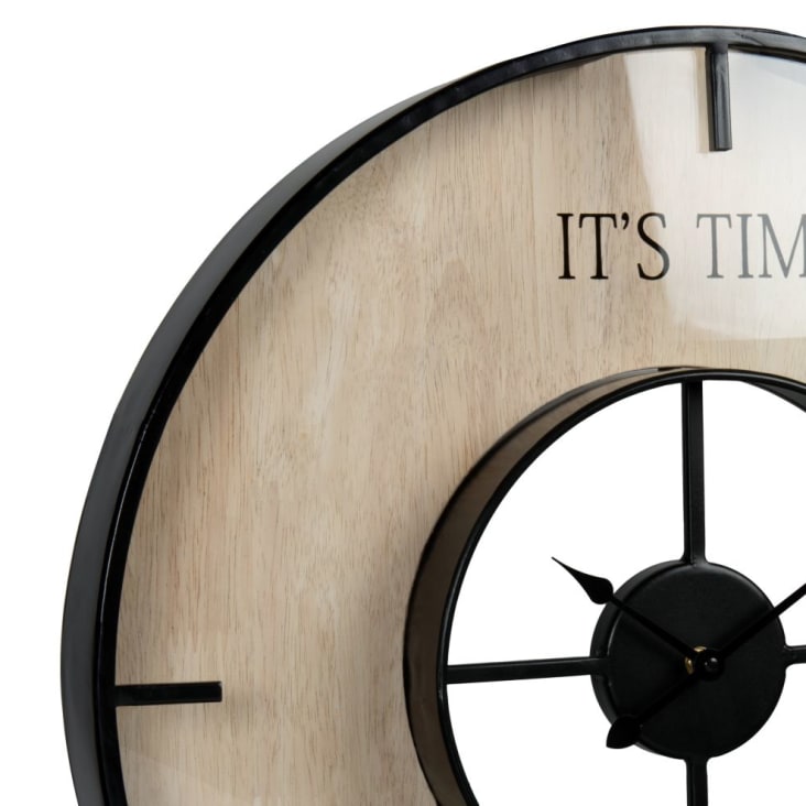 Maisons du Monde WINE - Reloj beige y negro con tapones de corcho D. 55 Outlet online
