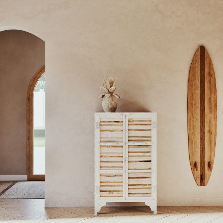 Maisons du Monde JUANITO - Decoración de pared tabla de surf de mango 38x180 En oferta