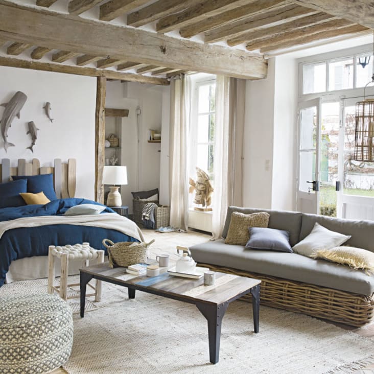 Maisons du Monde MOANA - Decoración de pared con tiburones ballenas en color gris cepillado (x3) Los más vendidos