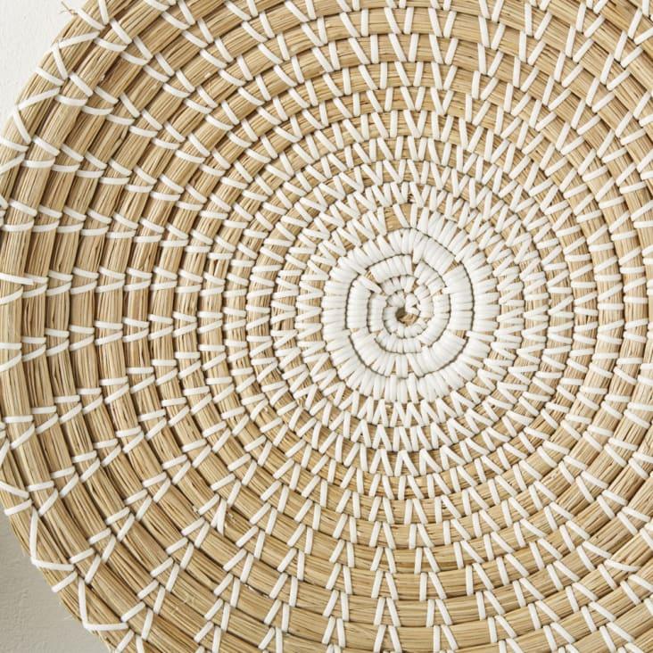 Maisons du Monde GOA - 3 decoraciones de pared de junco de mar 60x60 Ventas relámpago
