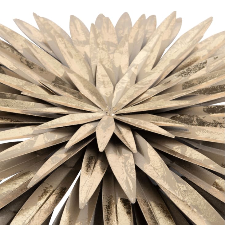 Maisons du Monde SOLINI - Decoración de pared de metal dorado 65x65 Envío gratis