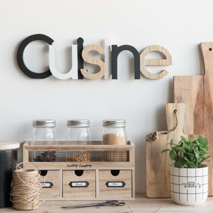 Maisons du Monde CUISINE - Palabra decorativa de pared 48x14 Envío gratis