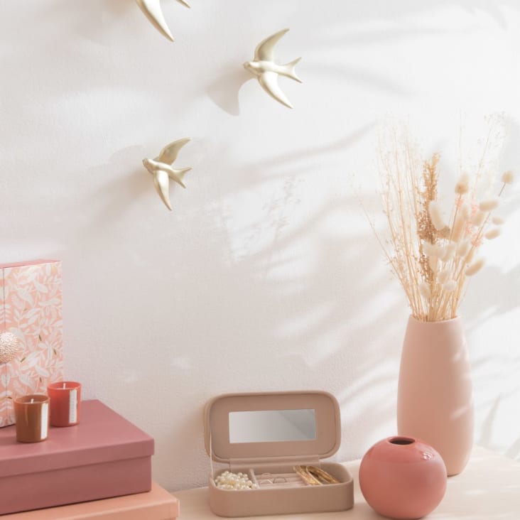 Maisons du Monde SWALLOW - Decoración de pared con 3 pájaros dorados Oferta especial de fábrica