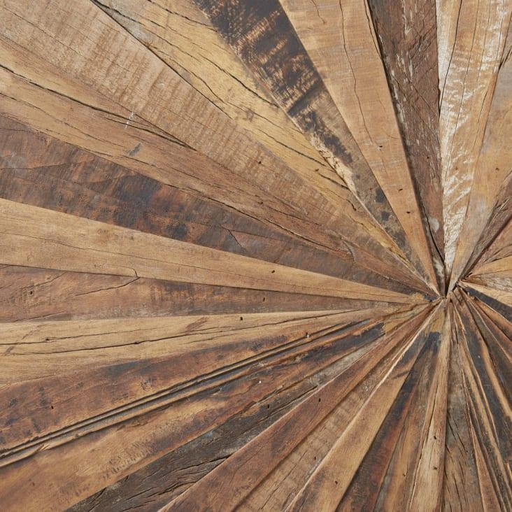 Maisons du Monde MASAO - Decoración de pared de madera reciclada 100x100 Solo queda un día