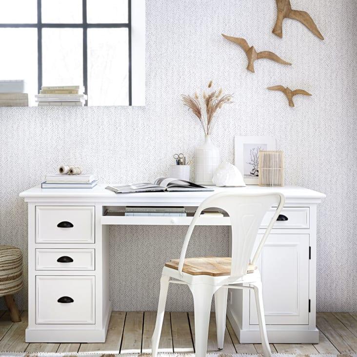 Maisons du Monde HOEDIC - Decoración de pared con gaviotas de mango tallado (x3) Superdescuento