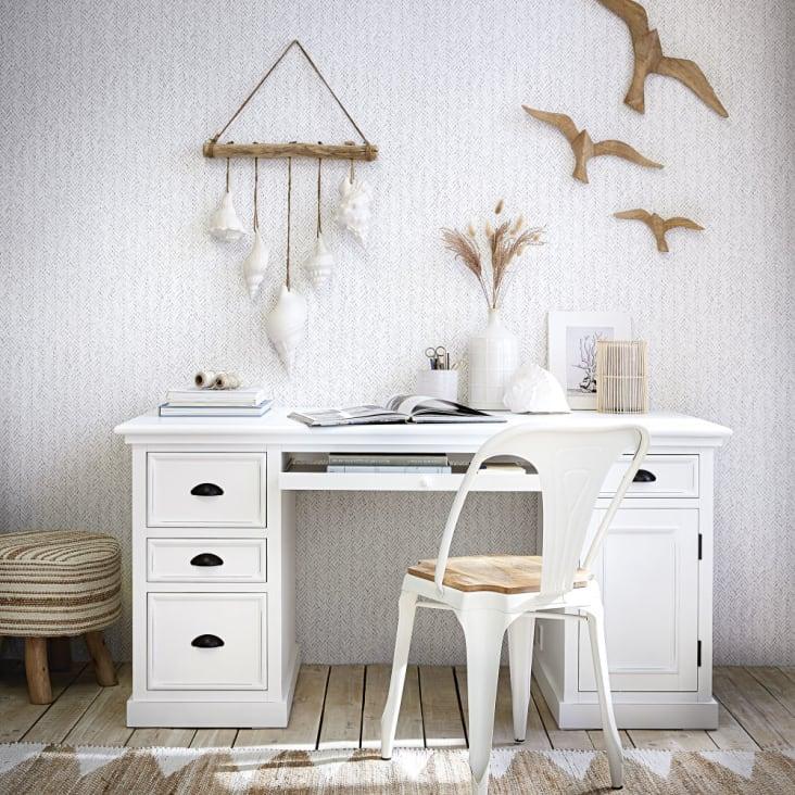 Maisons du Monde HOEDIC - Decoración de pared con gaviotas de mango tallado (x3) Superdescuento