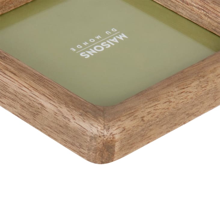 Maisons du Monde SOLIA - Lote de 2 - Marco de fotos de madera de hevea 10 x 10 Tienda de fábrica