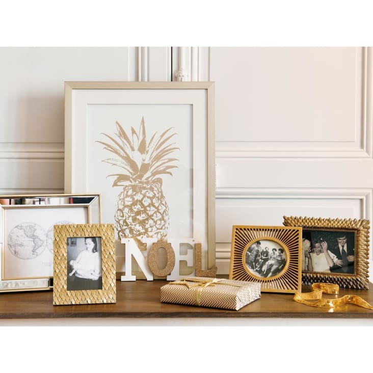 Maisons du Monde GRACE - Marco de fotos 13x18 dorado Oferta exclusiva
