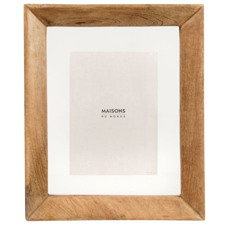 Maisons du Monde ARSANA - Marco de fotos de madera de mango marrón 13 x 18