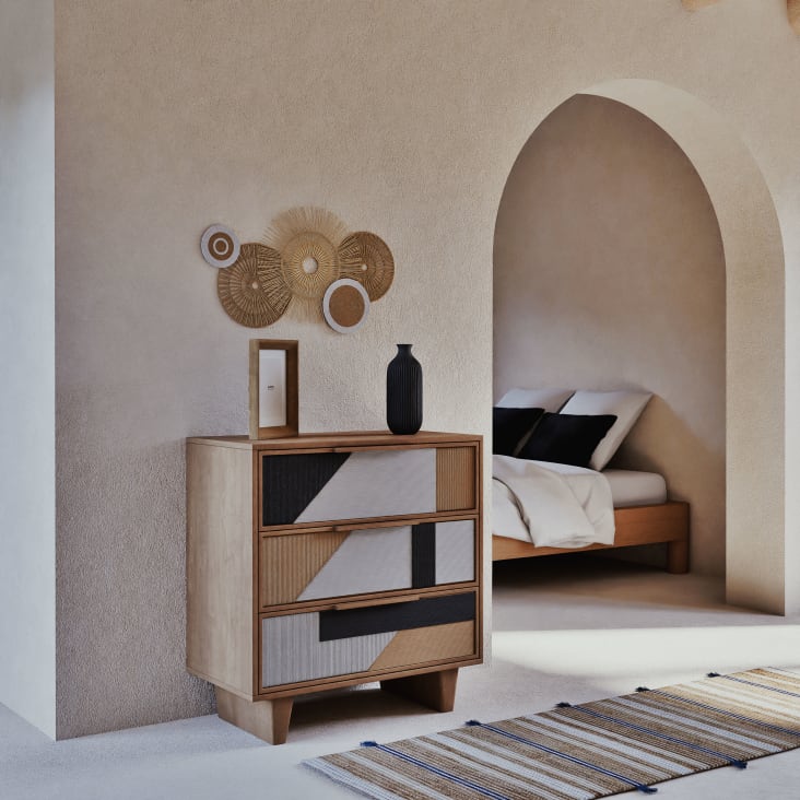 Maisons du Monde ARSANA - Marco de fotos de madera de mango marrón 13 x 18 Última moda