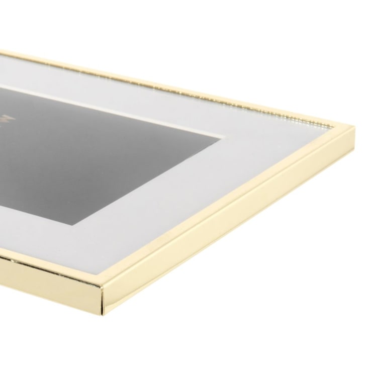 Maisons du Monde LUCIANA - Marco de fotos de metal dorado 10x15 Ofertas especiales