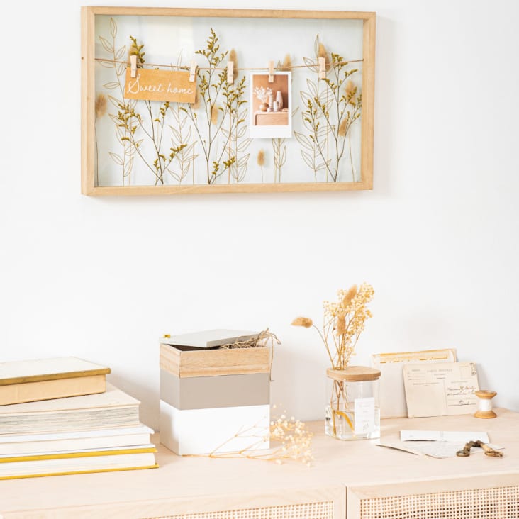 Maisons du Monde Marco multifotos con flores secas 50 x 30 Tienda
