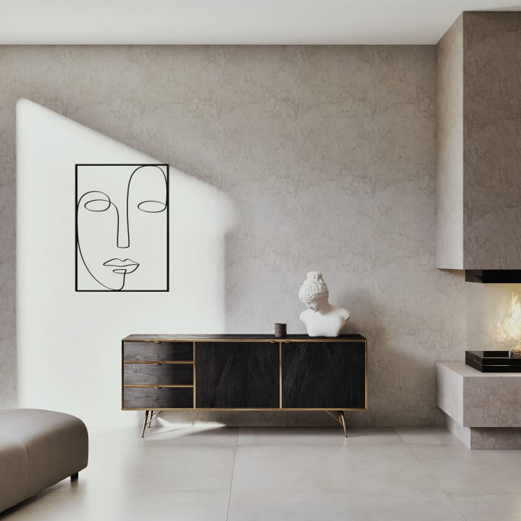 Maisons du Monde Busto de mujer en beige con efecto envejecido alt. 50 Rebajas top