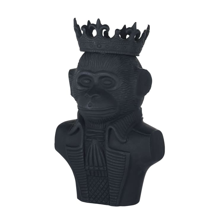 Maisons du Monde Busto negro de mono con corona Alt.37 ÚLTIMAS EDICIONES