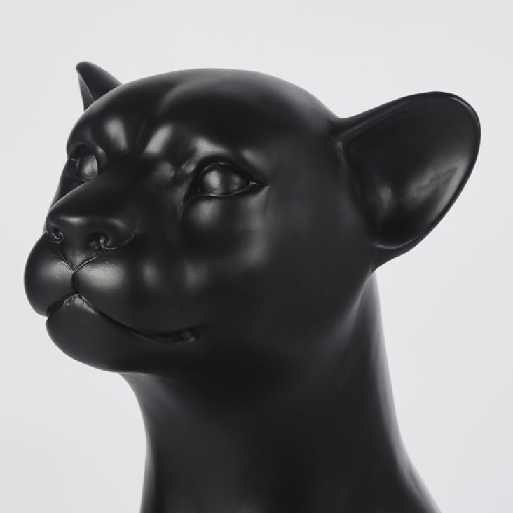 Maisons du Monde ANIKO - Figura de leona negra Alt. 74 Solo hoy