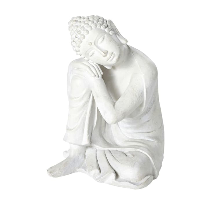 Maisons du Monde AYO - Estatua de Buda color crudo efecto envejecido Alt.60