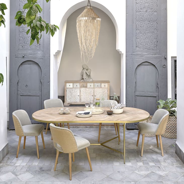 Maisons du Monde AYO - Estatua de Buda color crudo efecto envejecido Alt.60 Limitado a 3 días