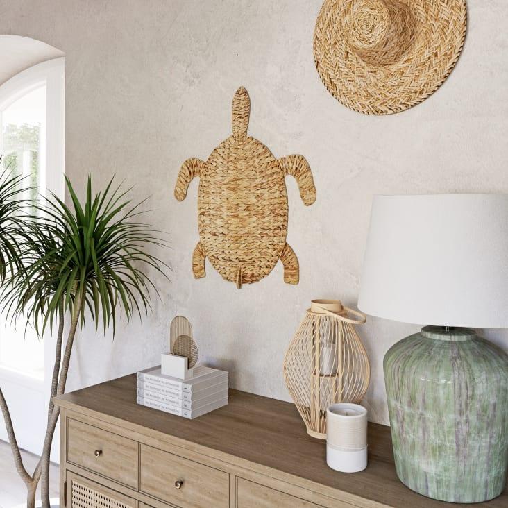 Maisons du Monde SAINTE-MAXIME - Adorno de tortuga marrón y beige alt. 70 Oferta exclusiva