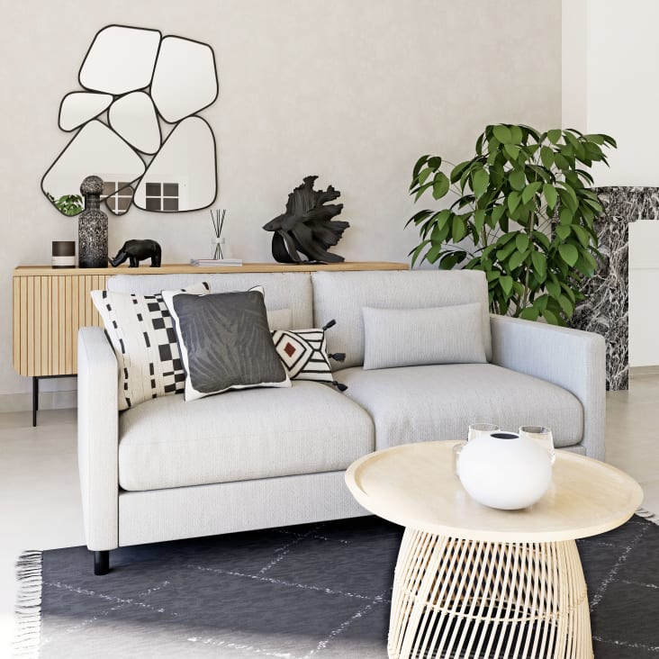 Maisons du Monde KOHANA - Estatua de pez negro mate Alt.56 Rebajas de fin de temporada