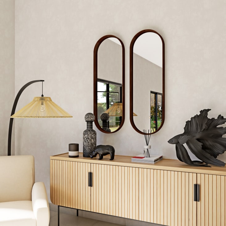 Maisons du Monde KOHANA - Estatua de pez negro mate Alt.56 Rebajas de fin de temporada