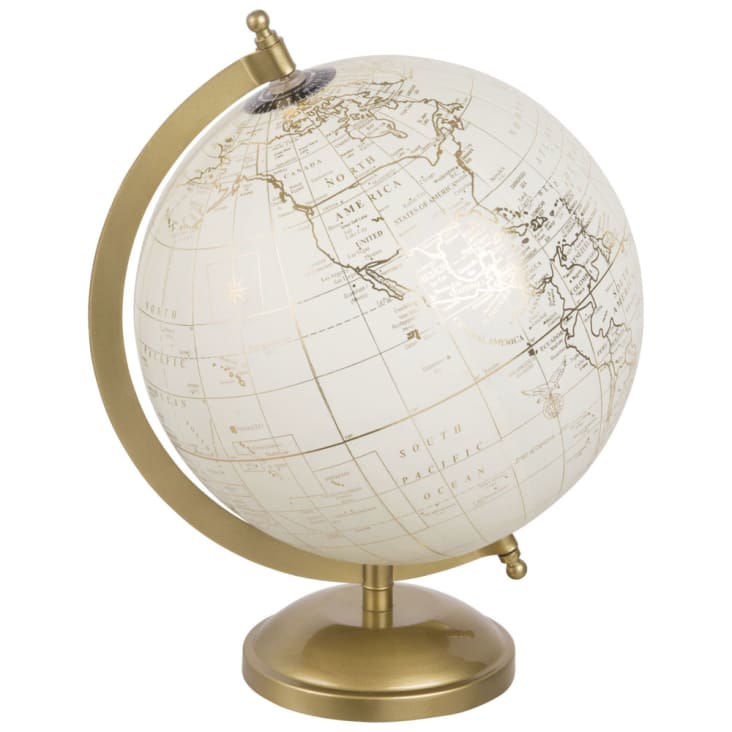 Maisons du Monde WORLDWIDE - Globo terráqueo decorativo con mapamundi