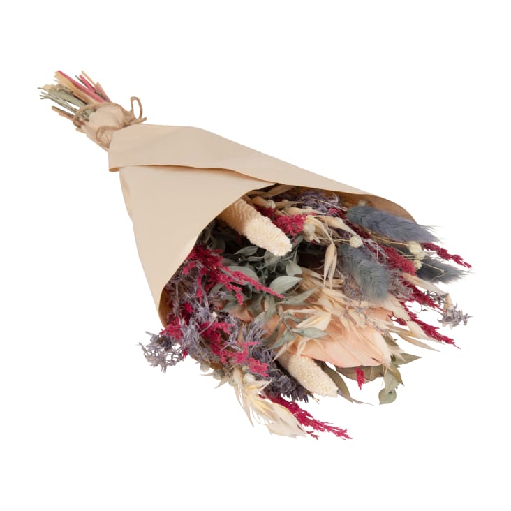 Maisons du Monde Mia - Ramo de flores secas beige azul y rosa Gran oferta