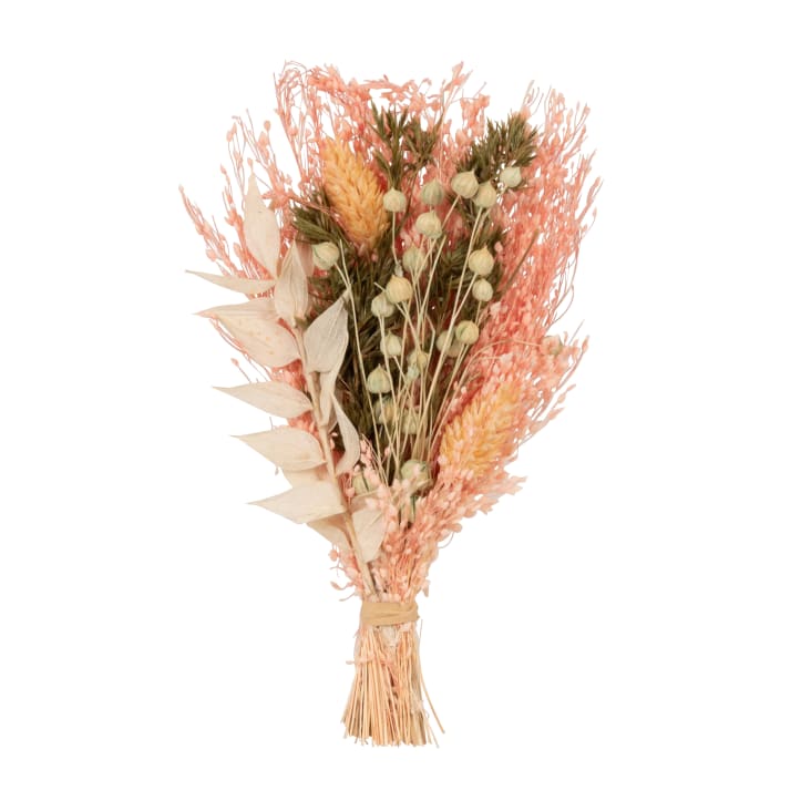 Maisons du Monde Tia - Ramo de flores secas beige coral y verde Ventas relámpago
