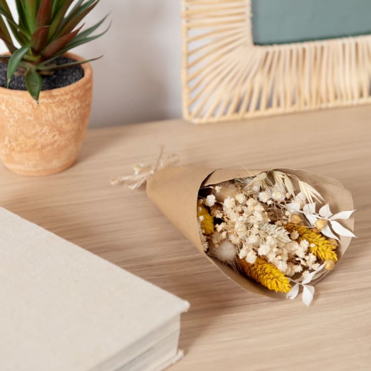 Maisons du Monde PIA - Ramillete de flores secas marrones Rebajas online