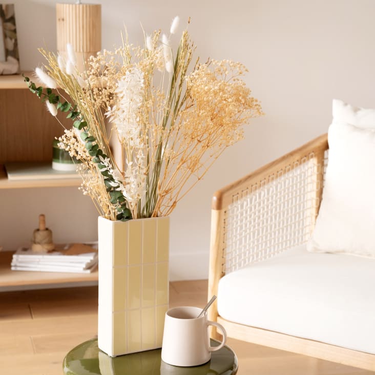Maisons du Monde NINCA - Ramillete de flores secas color crudo Rebajas top