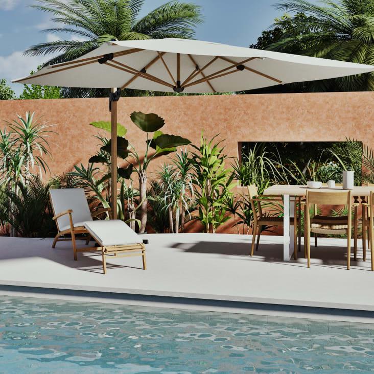 Maisons du Monde NEIL - Planta artificial verde con macetero de cemento negro ÚLTIMAS EDICIONES