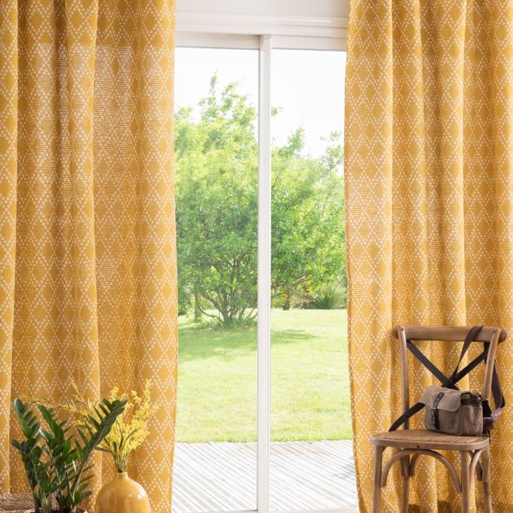 Maisons du Monde Macetero de fibra vegetal con base de metal negro Alt.30 Último día