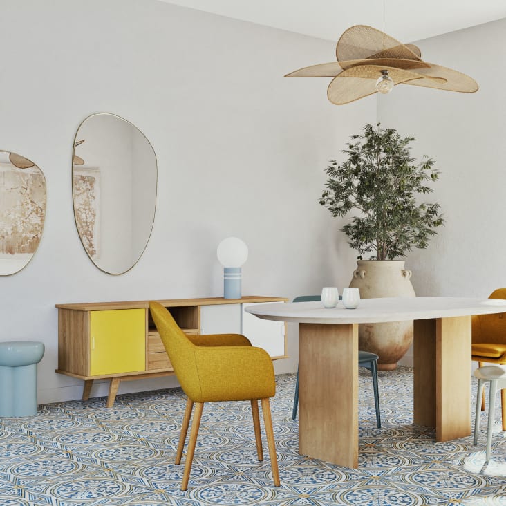Maisons du Monde Macetero de terracota beige Alt. 93 Precio de fábrica