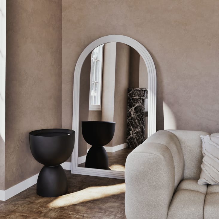 Maisons du Monde København - Cubremacetas de fibra de vidrio en negro alt. 65 Solo hoy