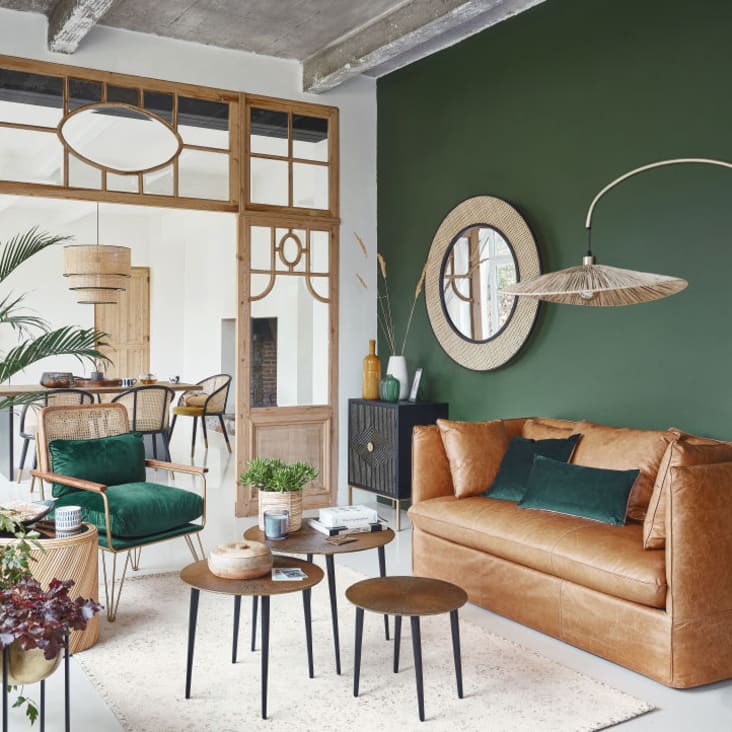 Maisons du Monde OTIS - Maceteros de metal dorado Alt. 62 (x2) Oferta especial de fábrica