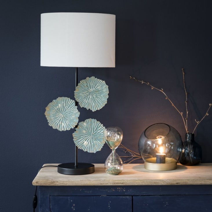 Maisons du Monde Reloj de arena verde y dorado de cristal Liquidación