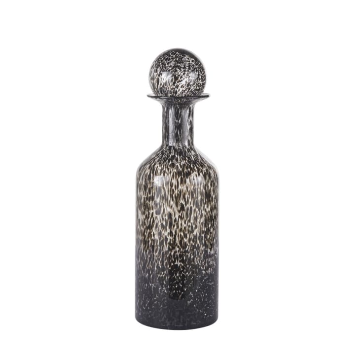 Maisons du Monde CUBANO - Frasco de cristal negro Alt. 52