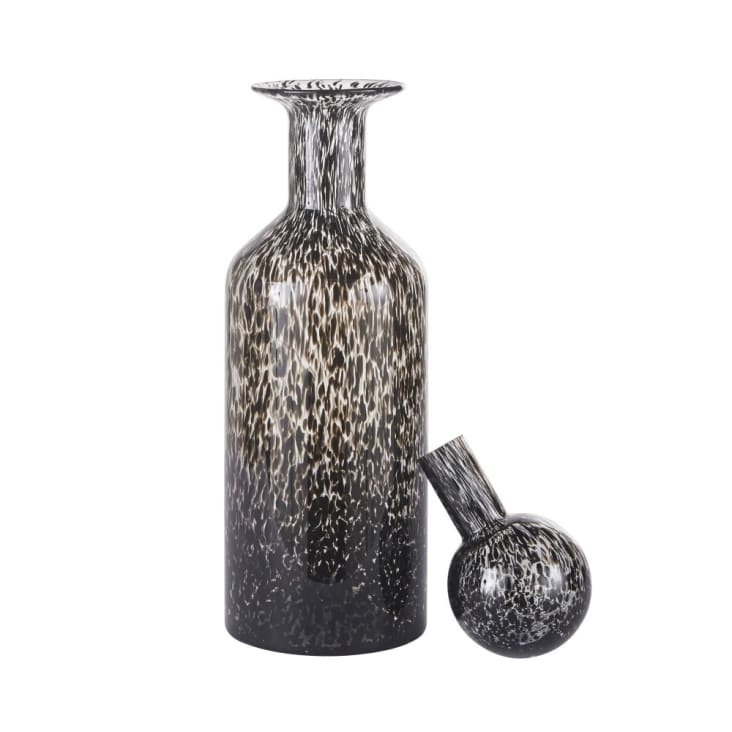Maisons du Monde CUBANO - Frasco de cristal negro Alt. 52 Ofertas de temporada