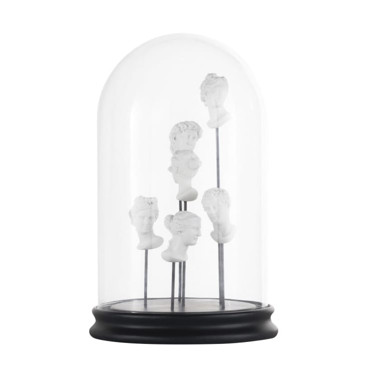 Maisons du Monde ROMA - Campana de cristal con bustos blancos Devoluciones gratuitas