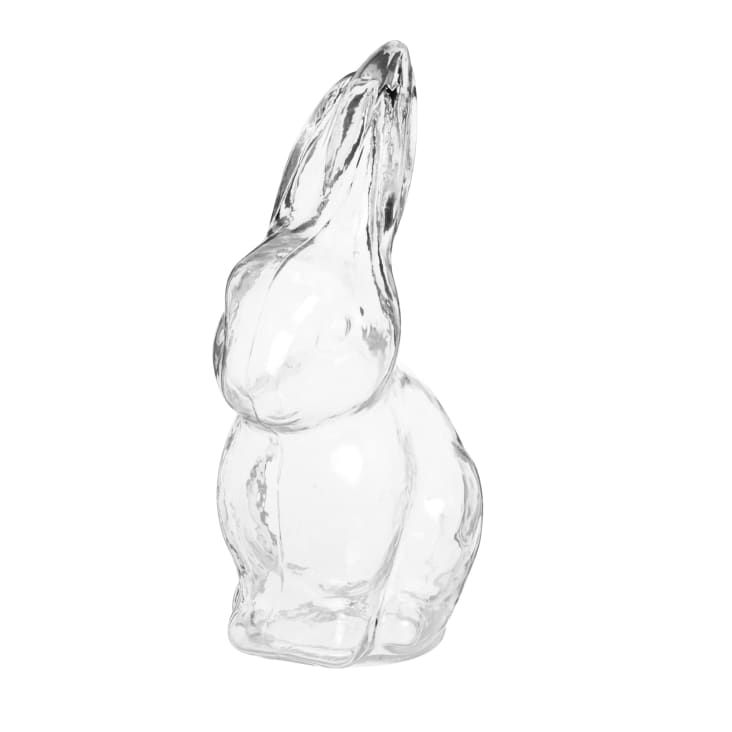 Maisons du Monde Albin - Estatuilla conejo de vidrio transparente altura 18 cm 2025
