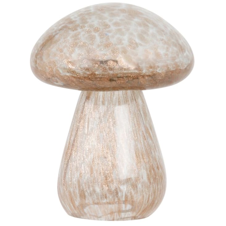 Maisons du Monde Figura de seta de cristal tintado marrón Alt.13 Outlet online