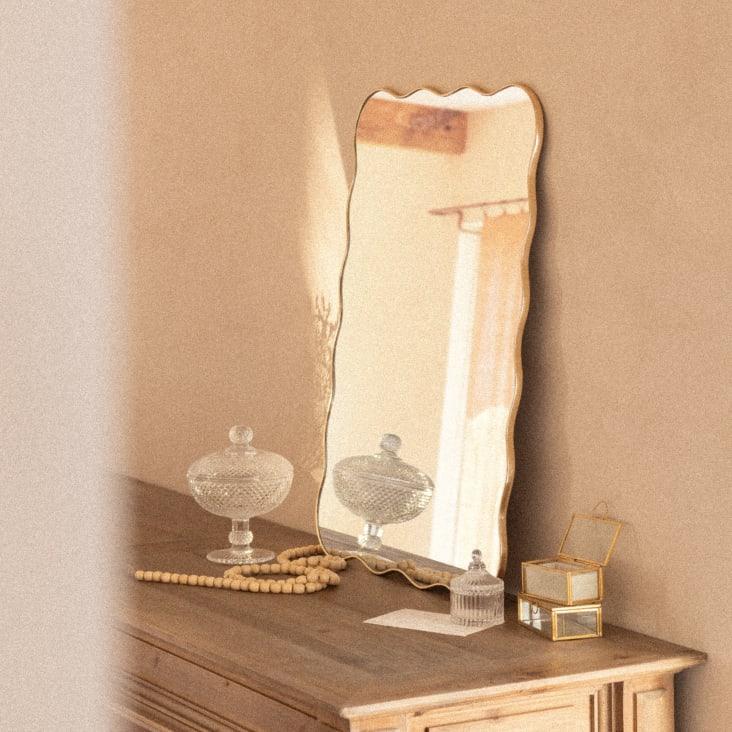 Maisons du Monde Lote de 2 - Bombonera pequeña de cristal clásico Venta caliente
